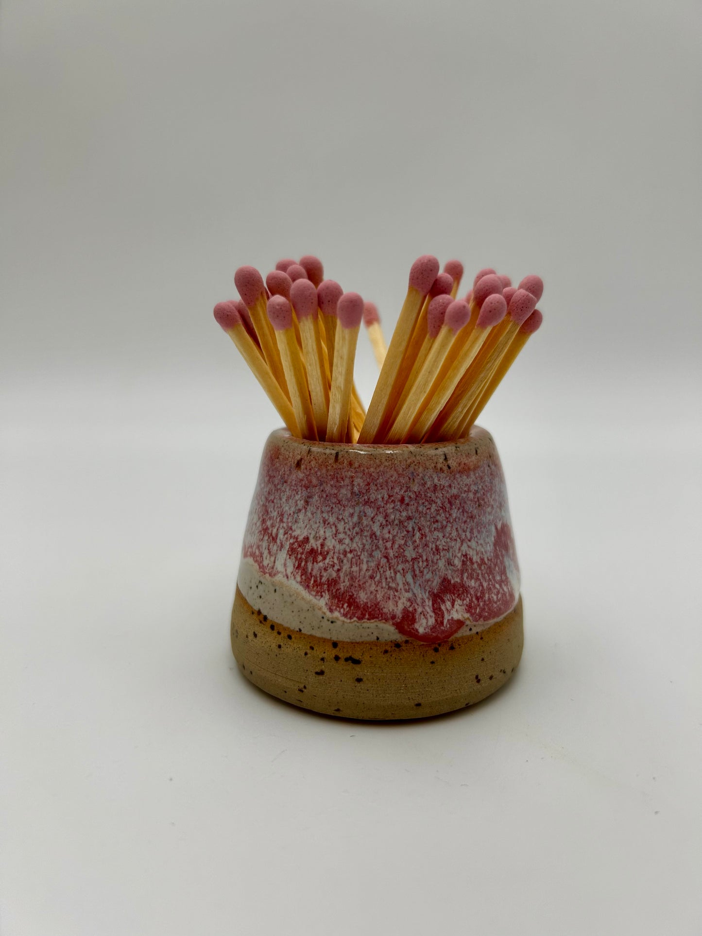Matchstick Holder with Strike Pad - Various Colours