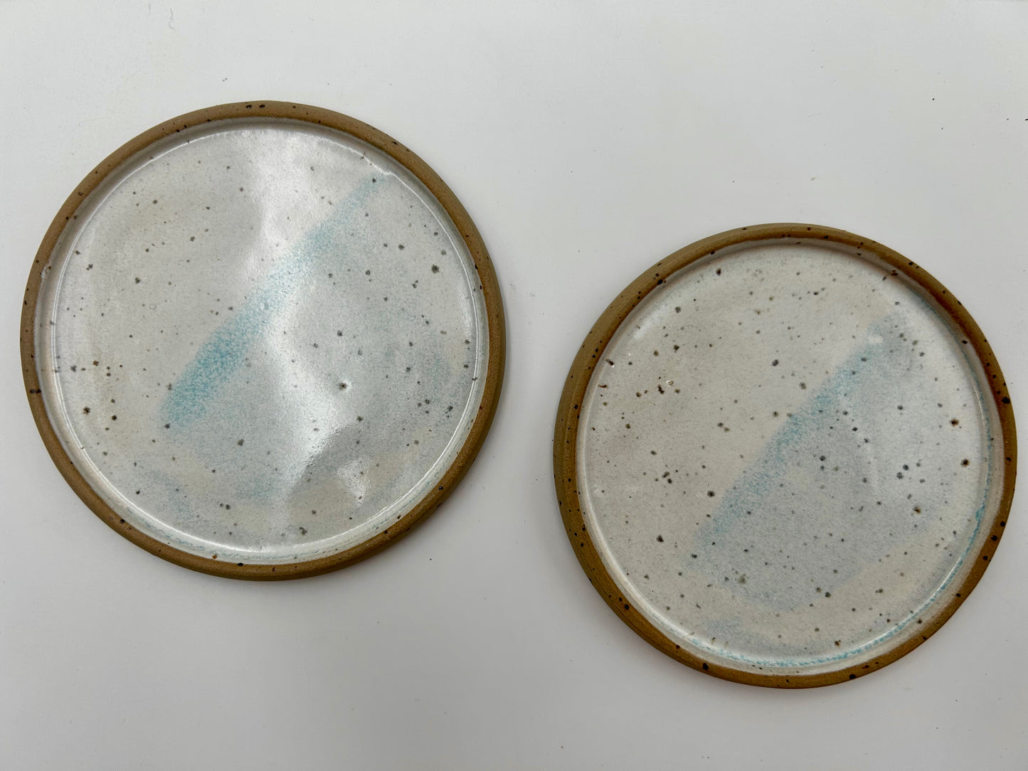 Set of Two Coasters - Blue Spot