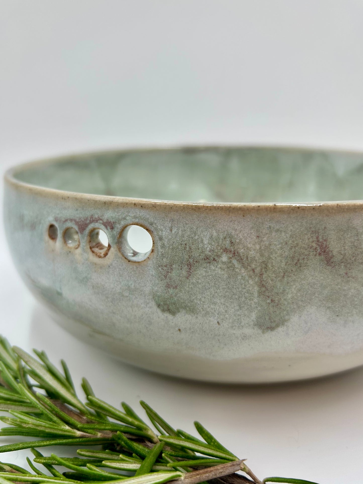 Prep + Salad Bowl with Herb Stripper, Garlic Grater - Sage