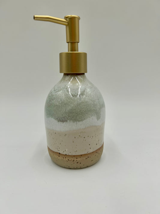 Soap Pump - Sage - Reactive Flowing Glaze - S3