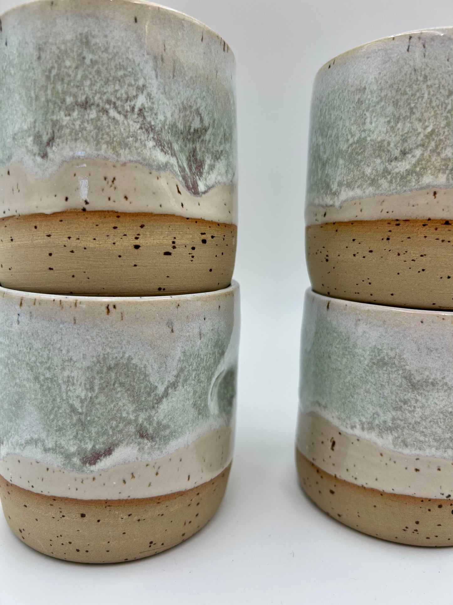 Thumb Tumbler - Reactive Glaze - Various Colours