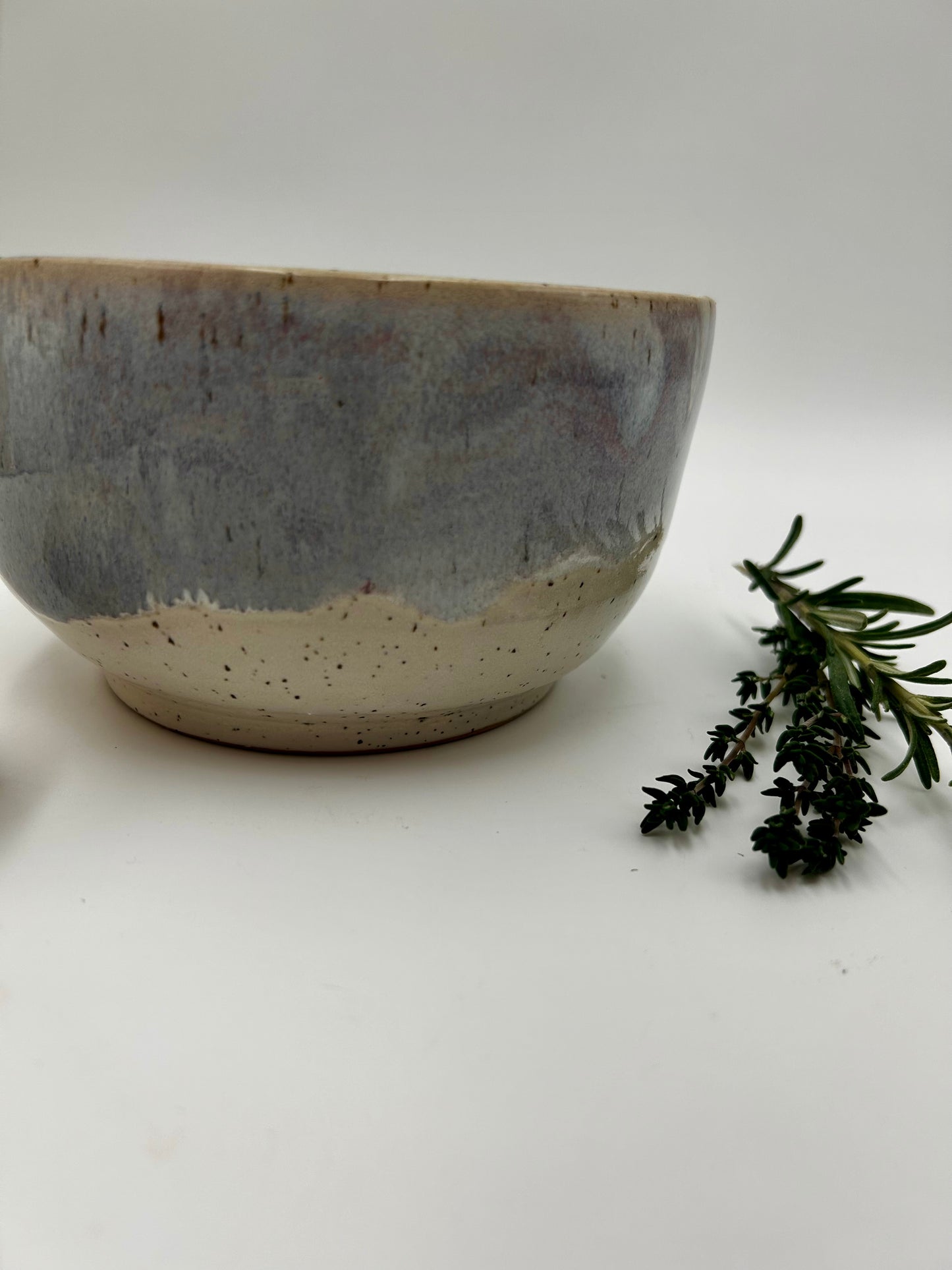 Prep + Marinade Bowl with Herb Stripper, Garlic Grater - Autumn Purple