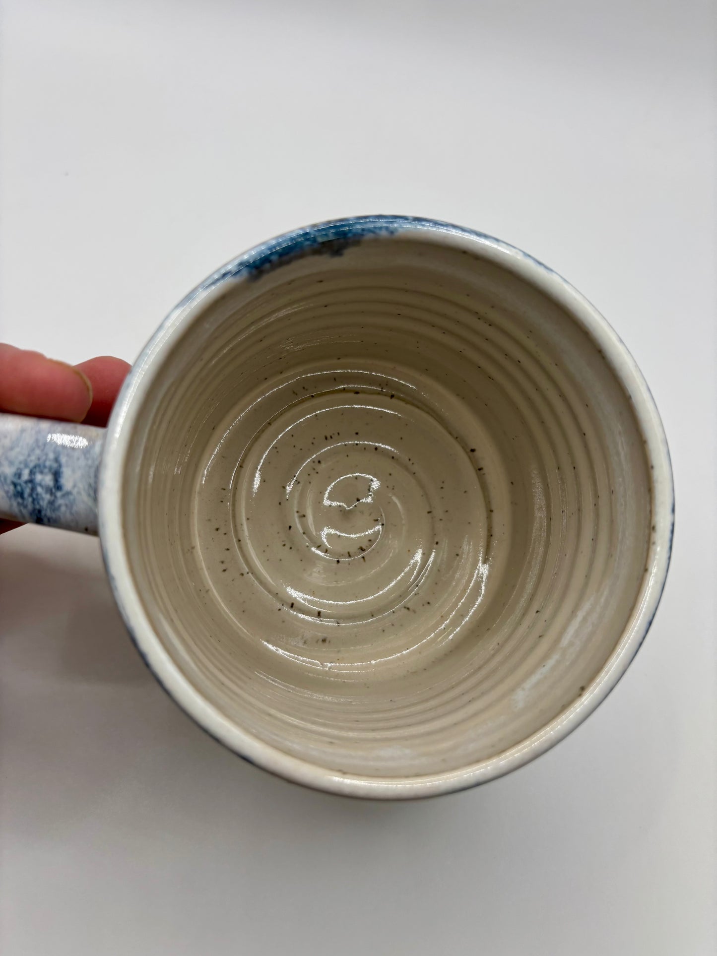 Medium Mug - Reactive Glaze - Blue Sea