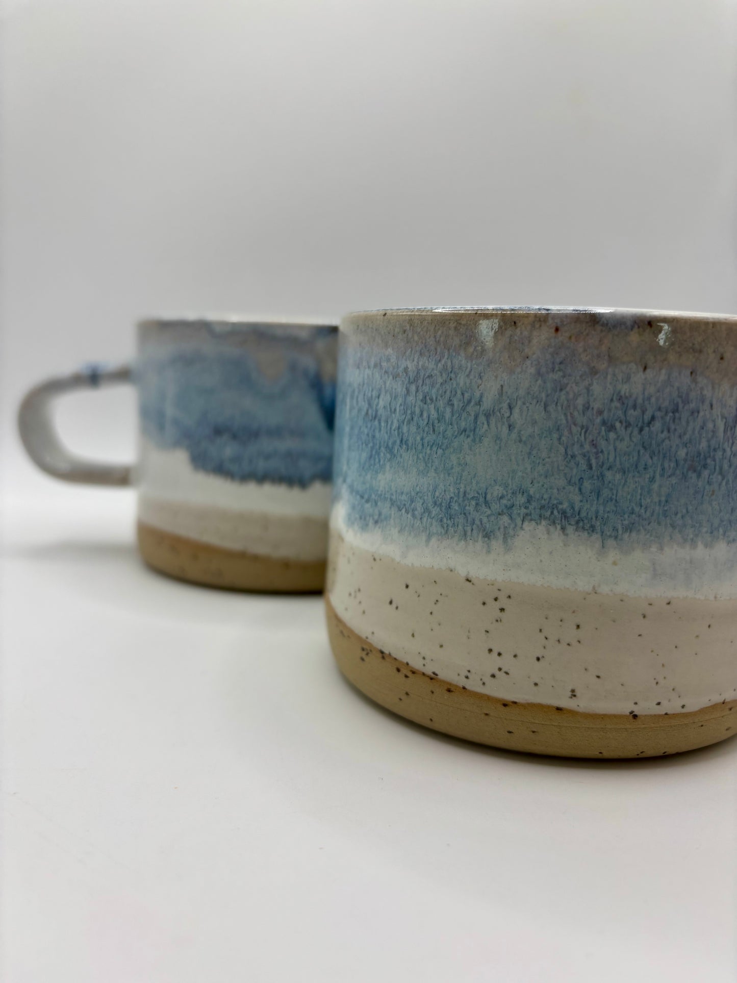 Medium Mug - Reactive Glaze - Blue Sea