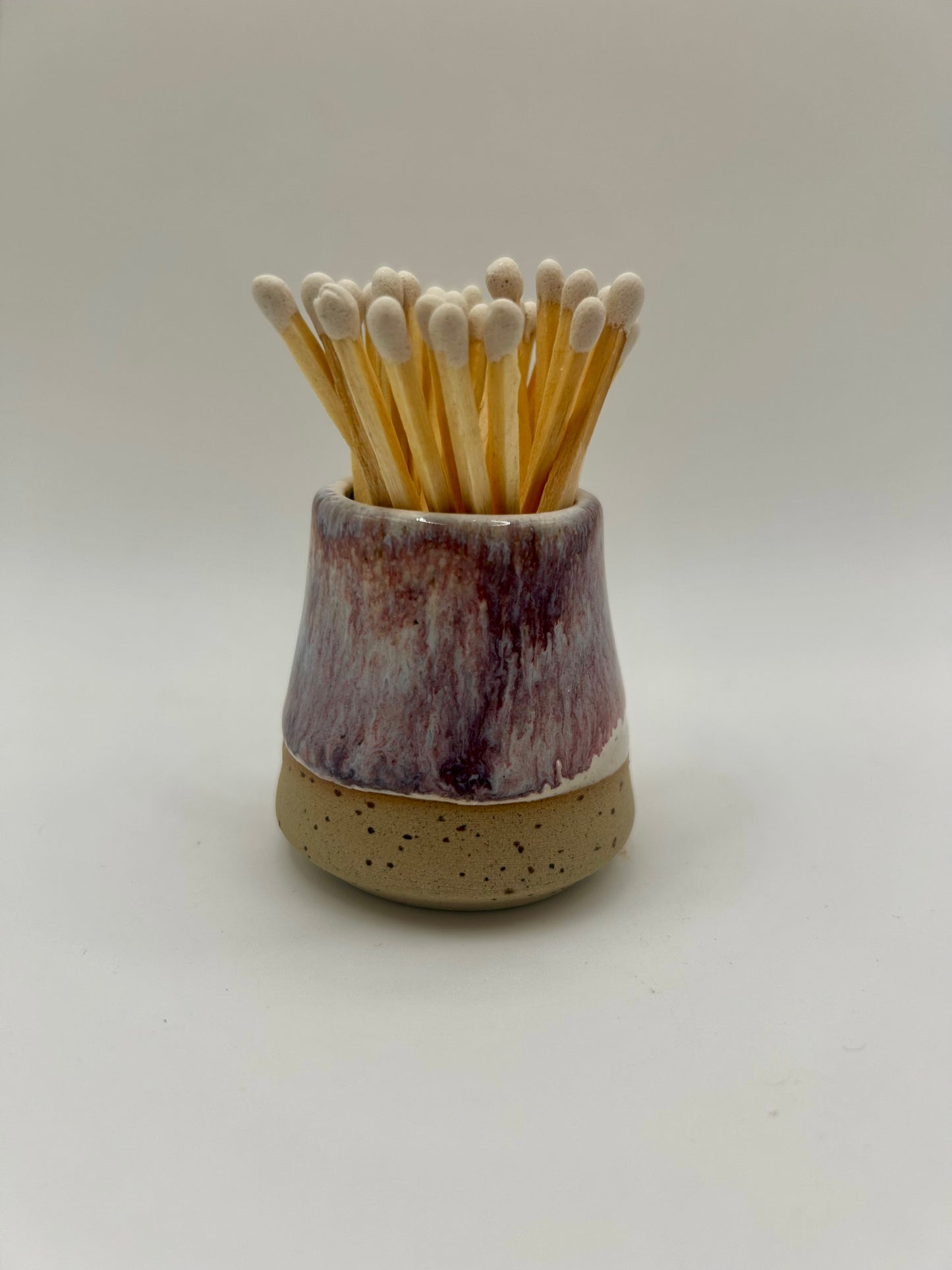 Matchstick Holder with Strike Pad - Various Colours