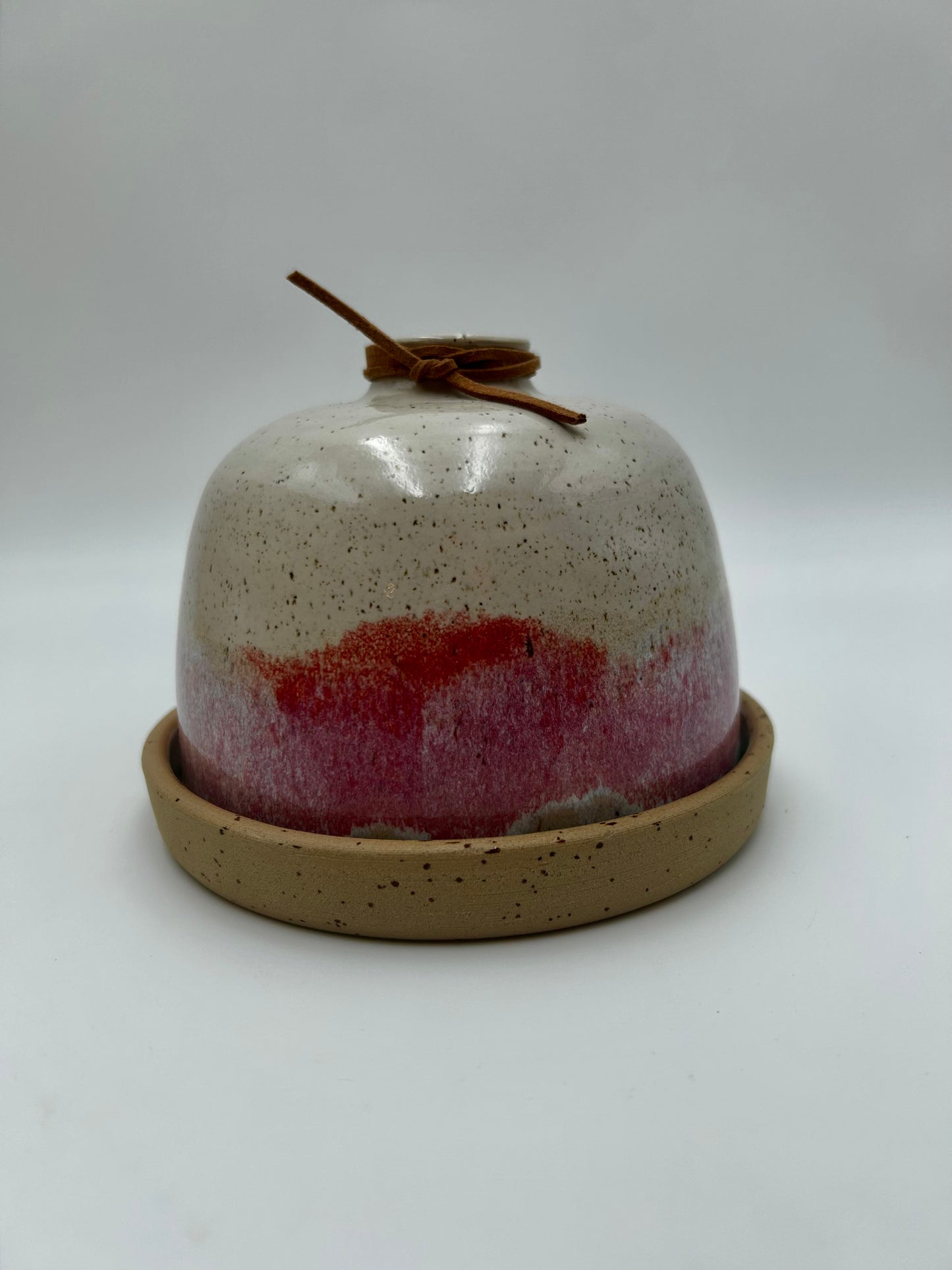 Butter Dish - Raspberry
