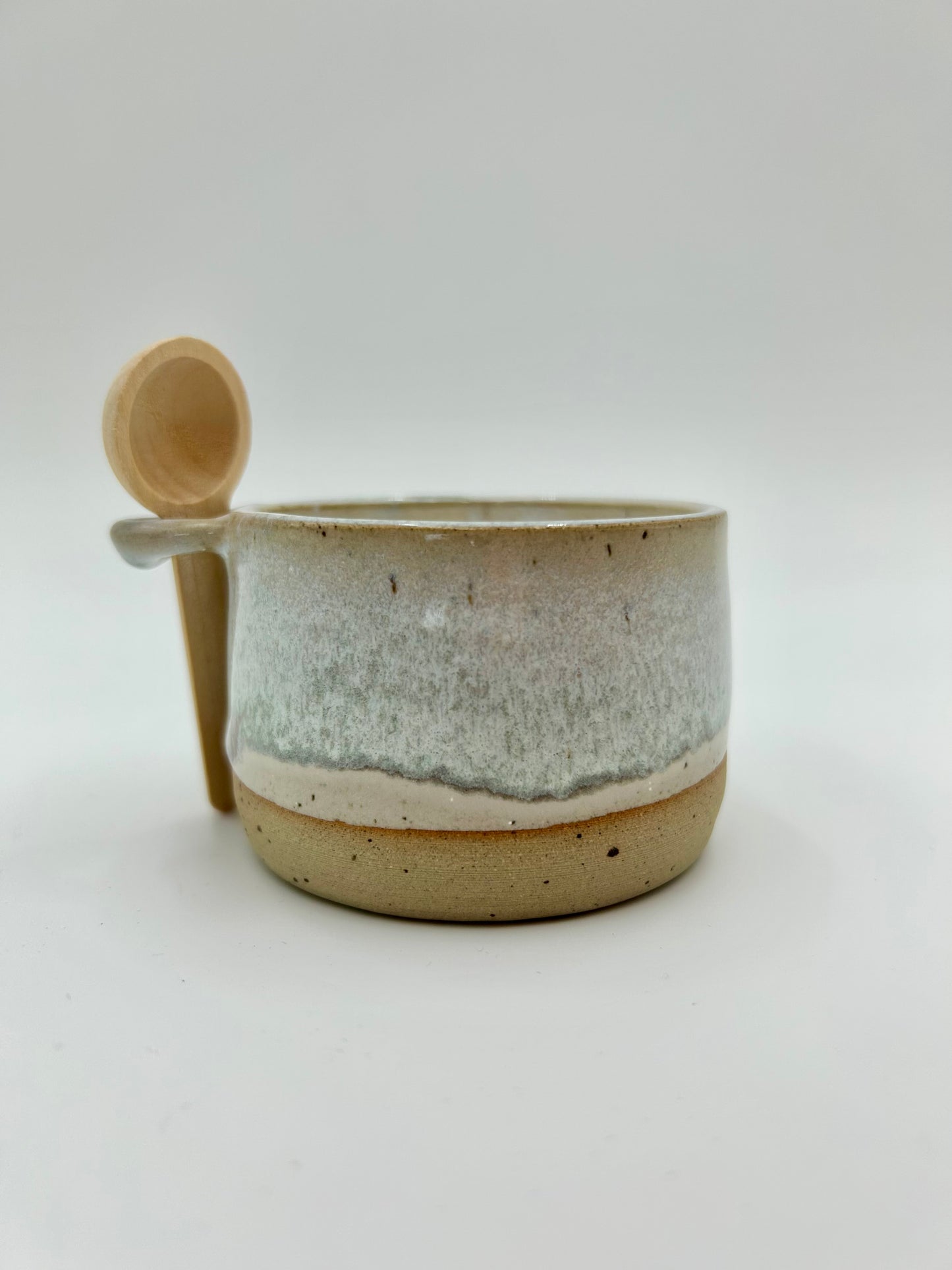Salt Pot - with spoon slot - Various Colours