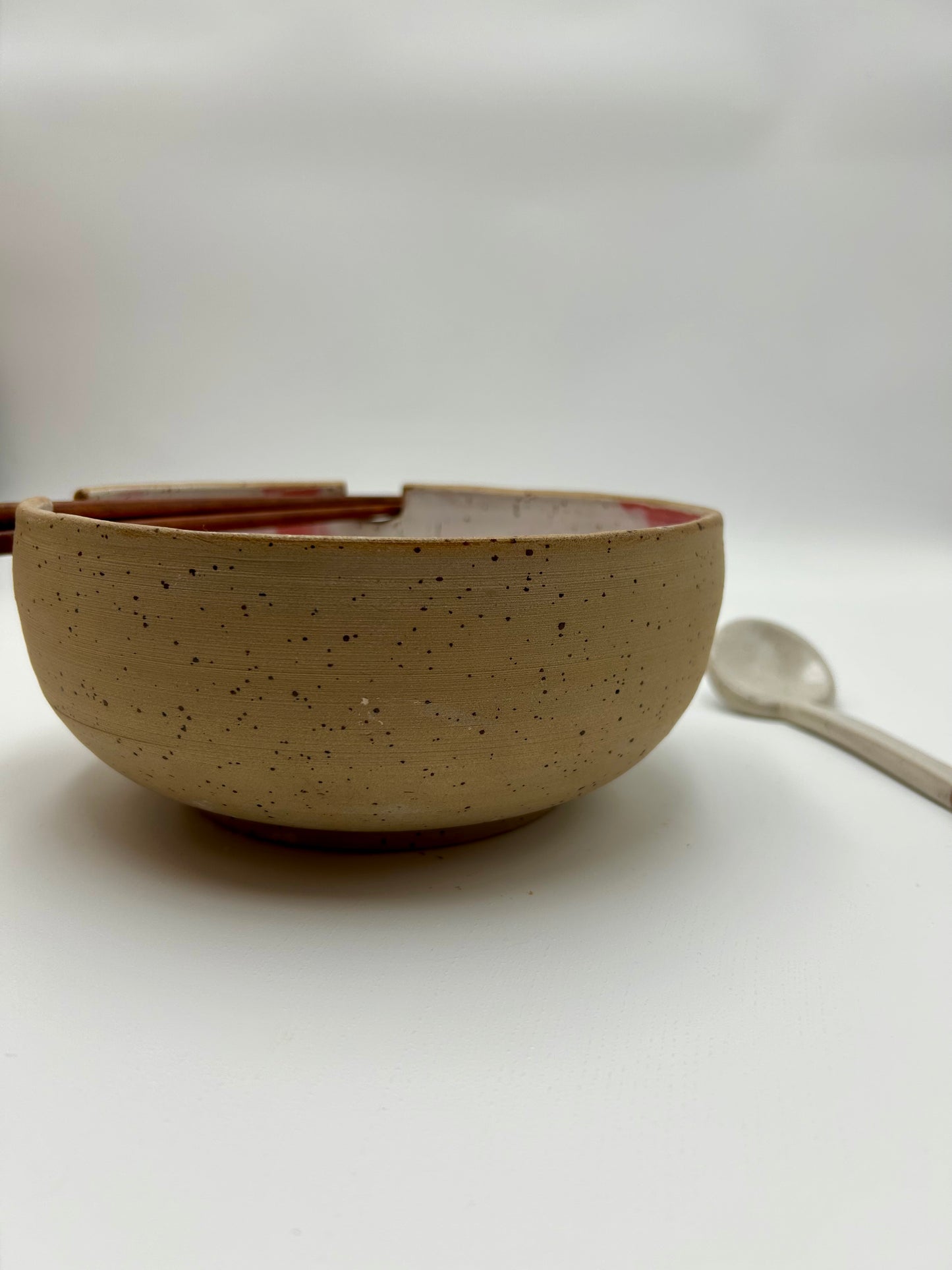 Ramen Bowl - Pink and Honey