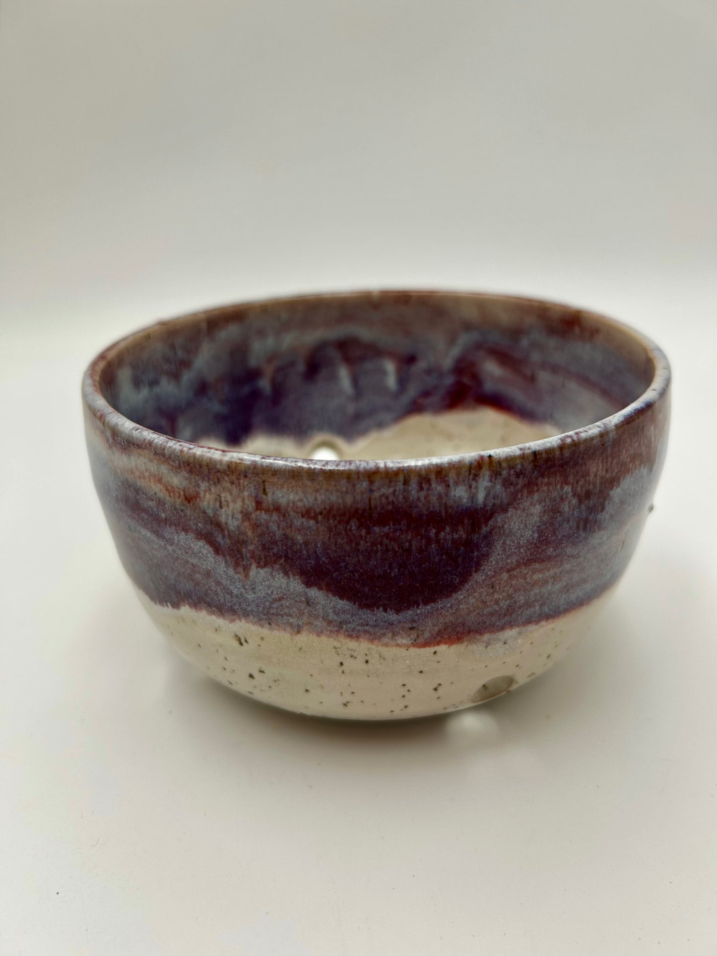 Berry Bowl – Rustic Colander & Fruit Strainer - Merlot