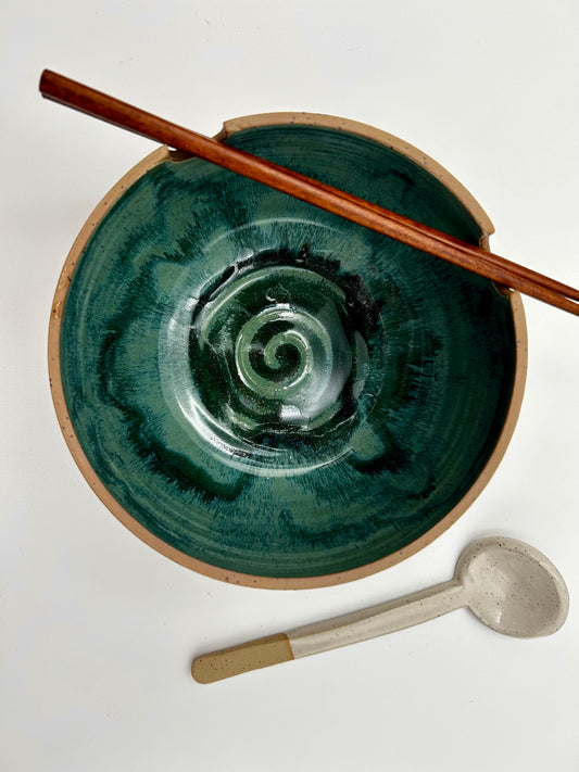 Ramen Bowl - Emerald Green