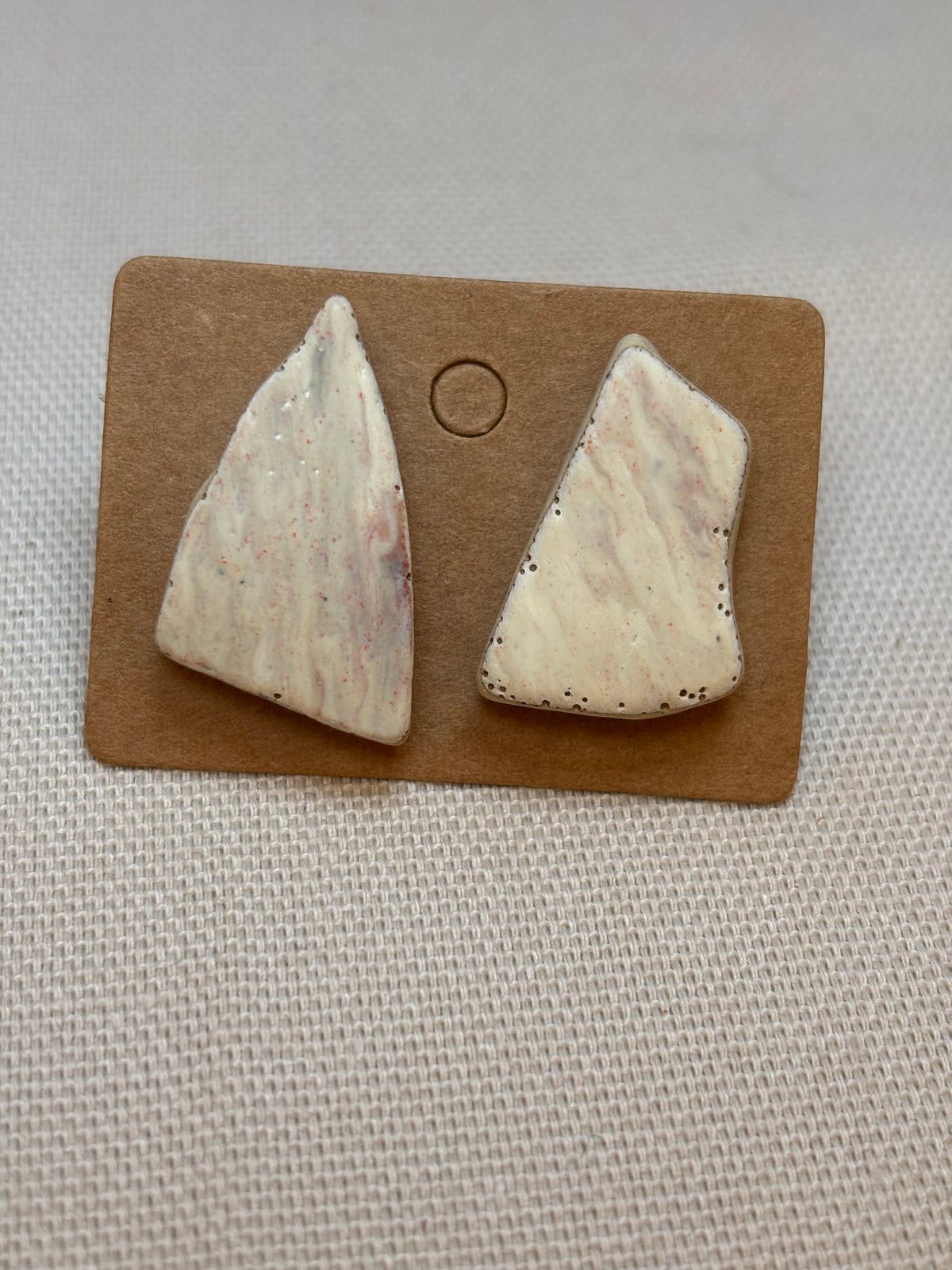 16 - Pottery Piece Stud Earrings