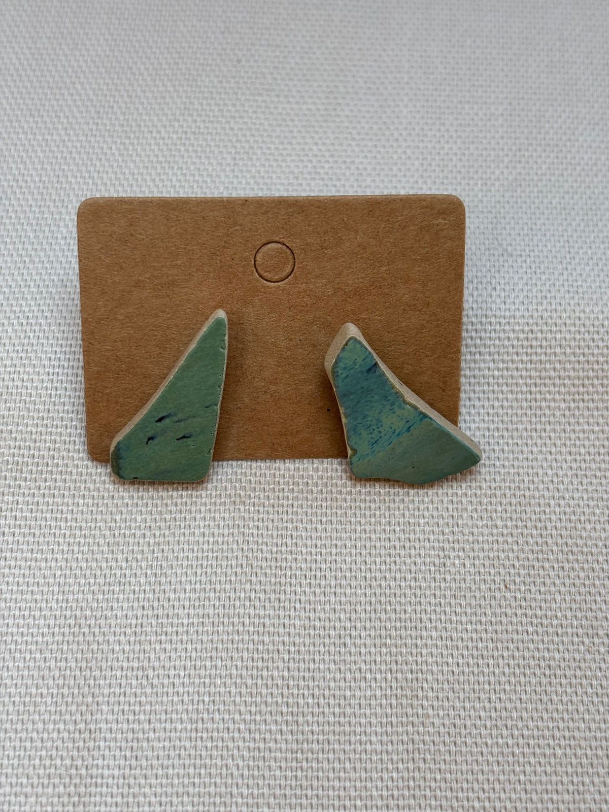 8 - Pottery Piece Stud Earrings