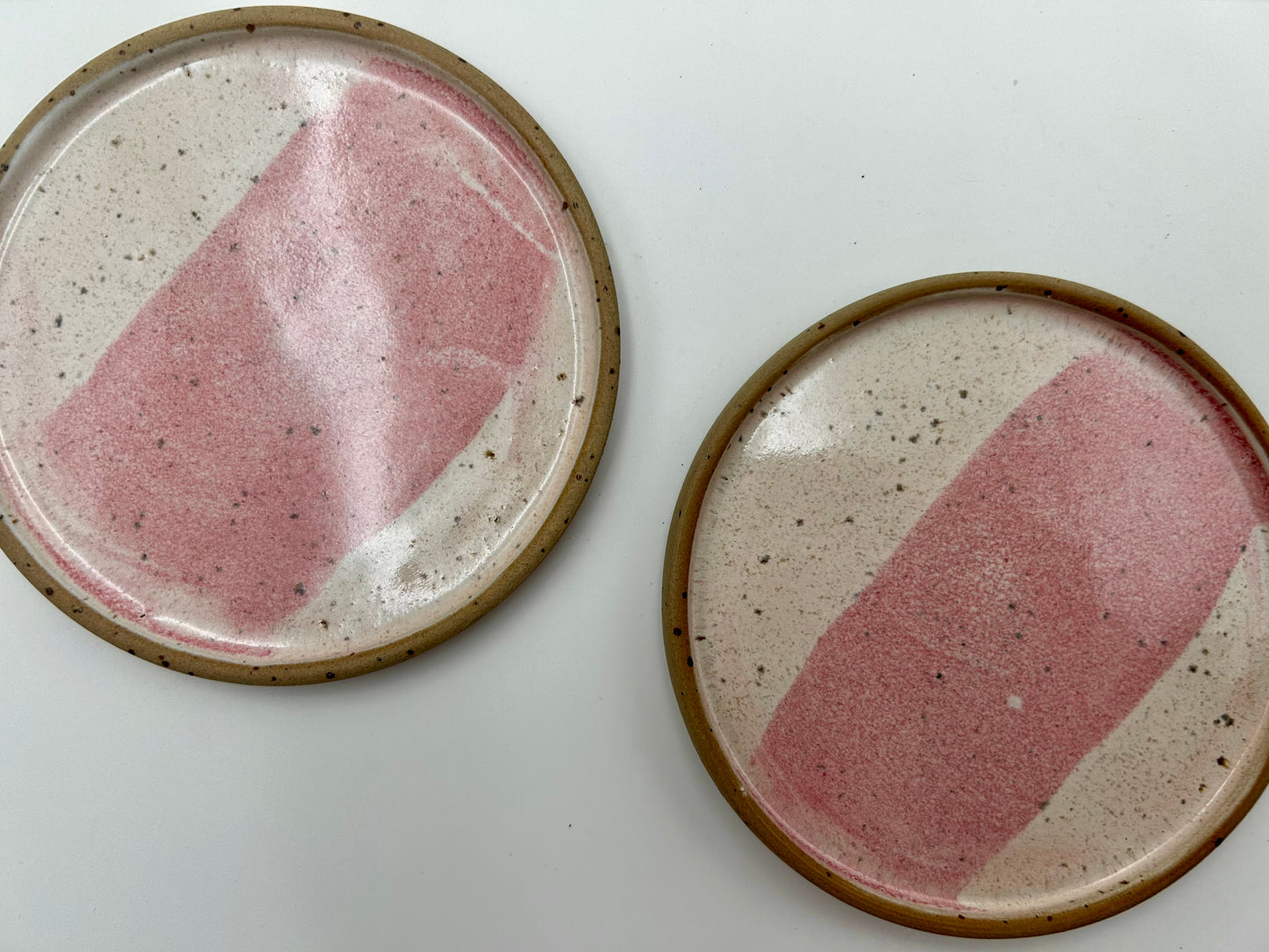 Set of Two Coasters - Pink 2