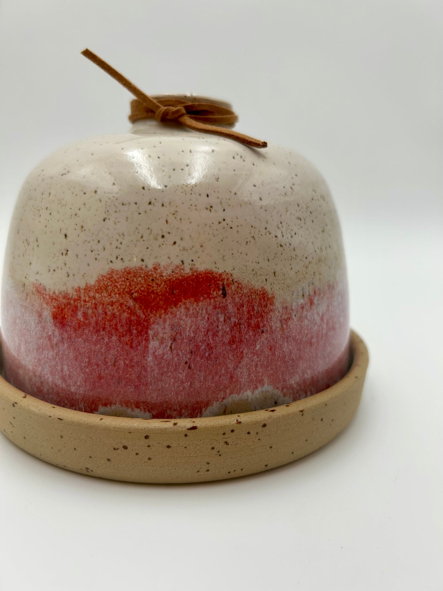 Butter Dish - Raspberry