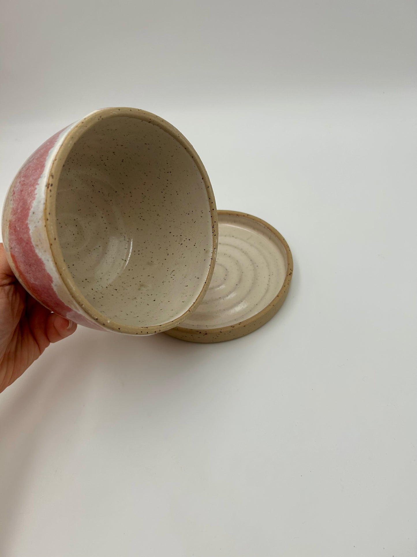 Butter Dish - Raspberry