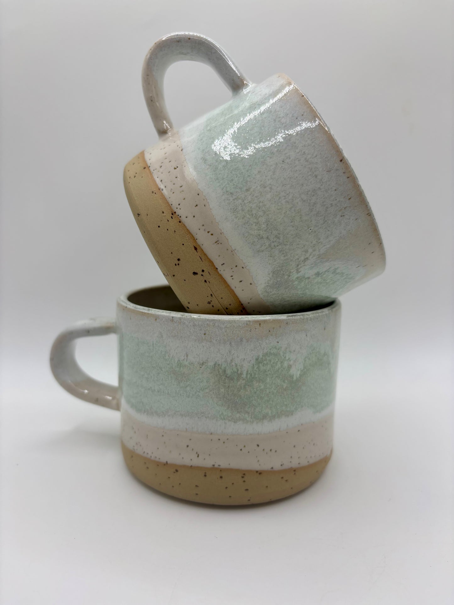 Medium Mug - Reactive Glaze - Sage