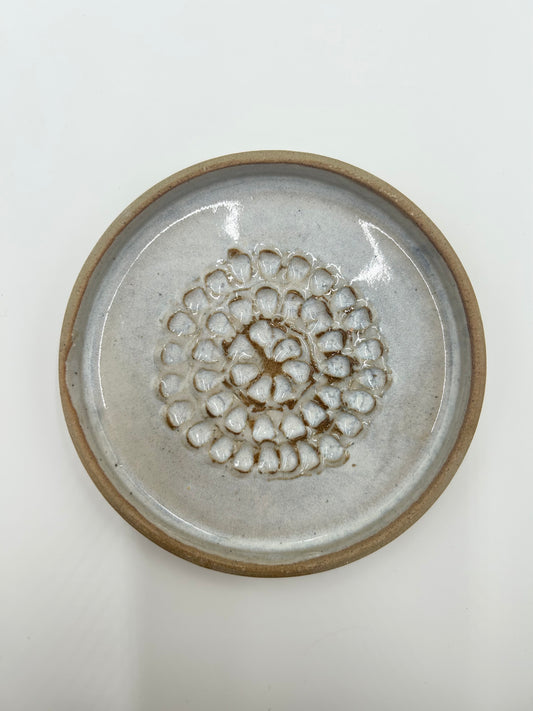 Garlic Grater Plate - Blue Sea