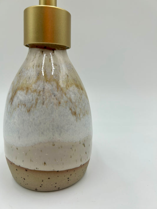 Soap Pump - Umber - Reactive Flowing Glaze - U1