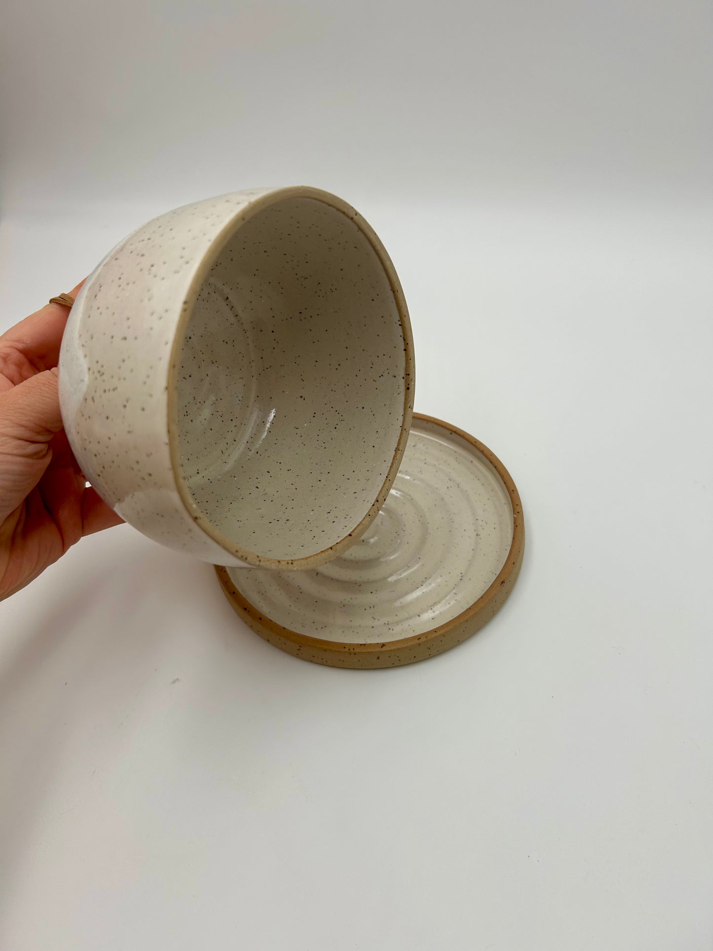 Butter Dish - Rose Pink