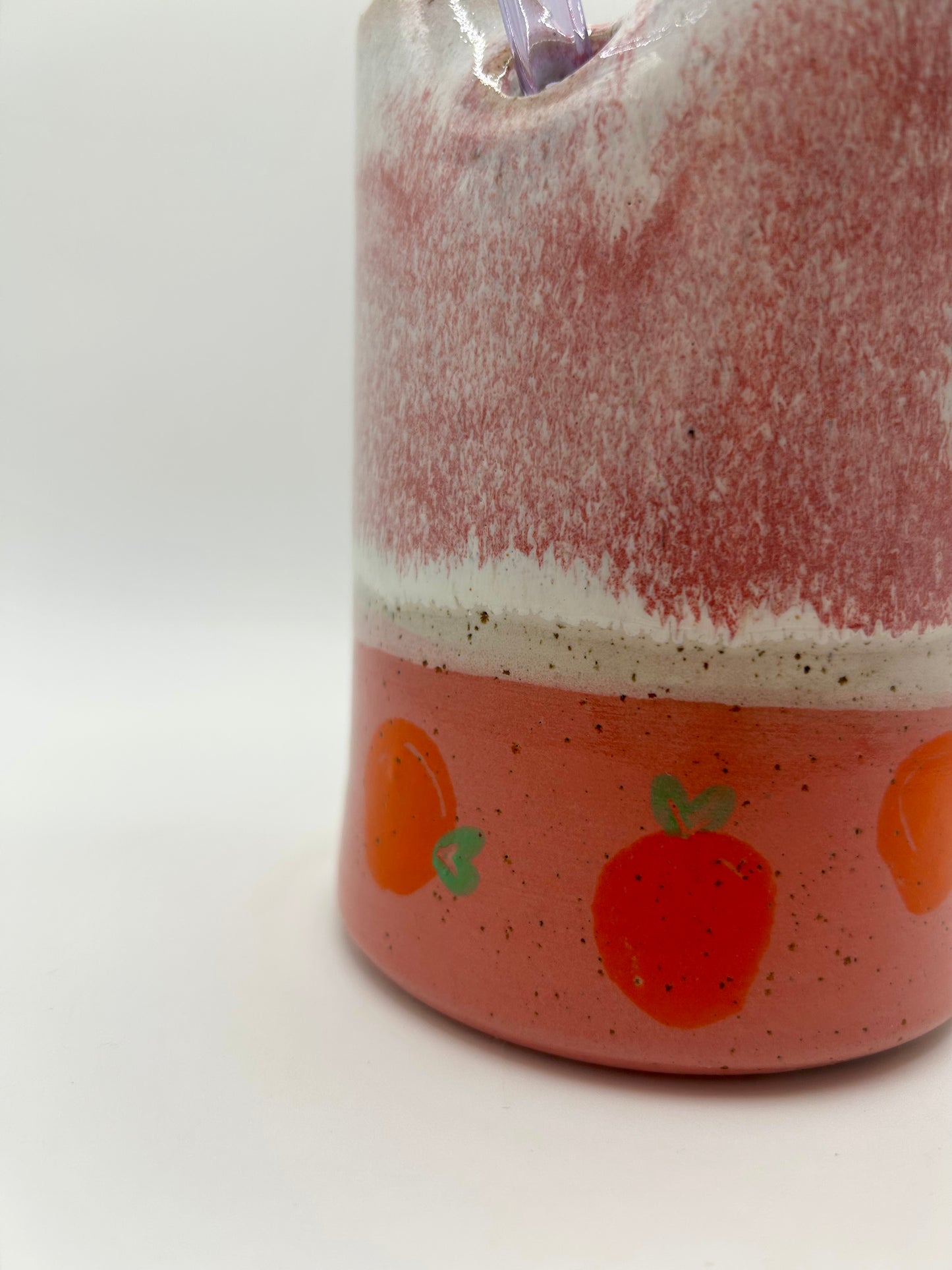 Fruity Straw Cup - Pink & Oranges