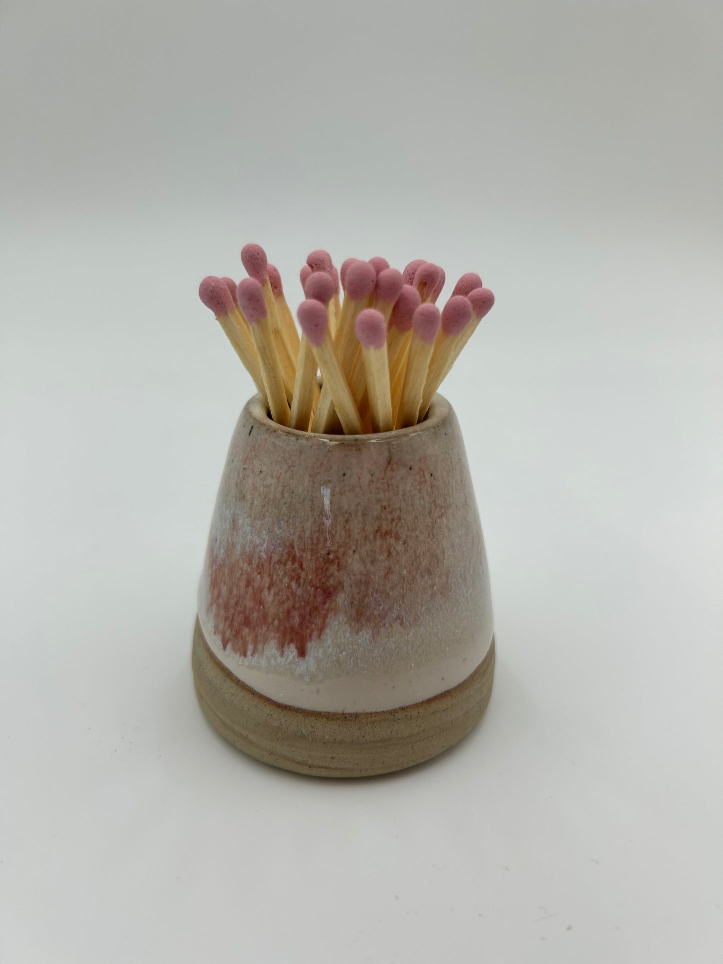 Matchstick Holder with Strike Pad - Various Colours