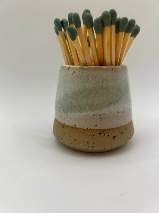 Matchstick Holder with Strike Pad - Various Colours