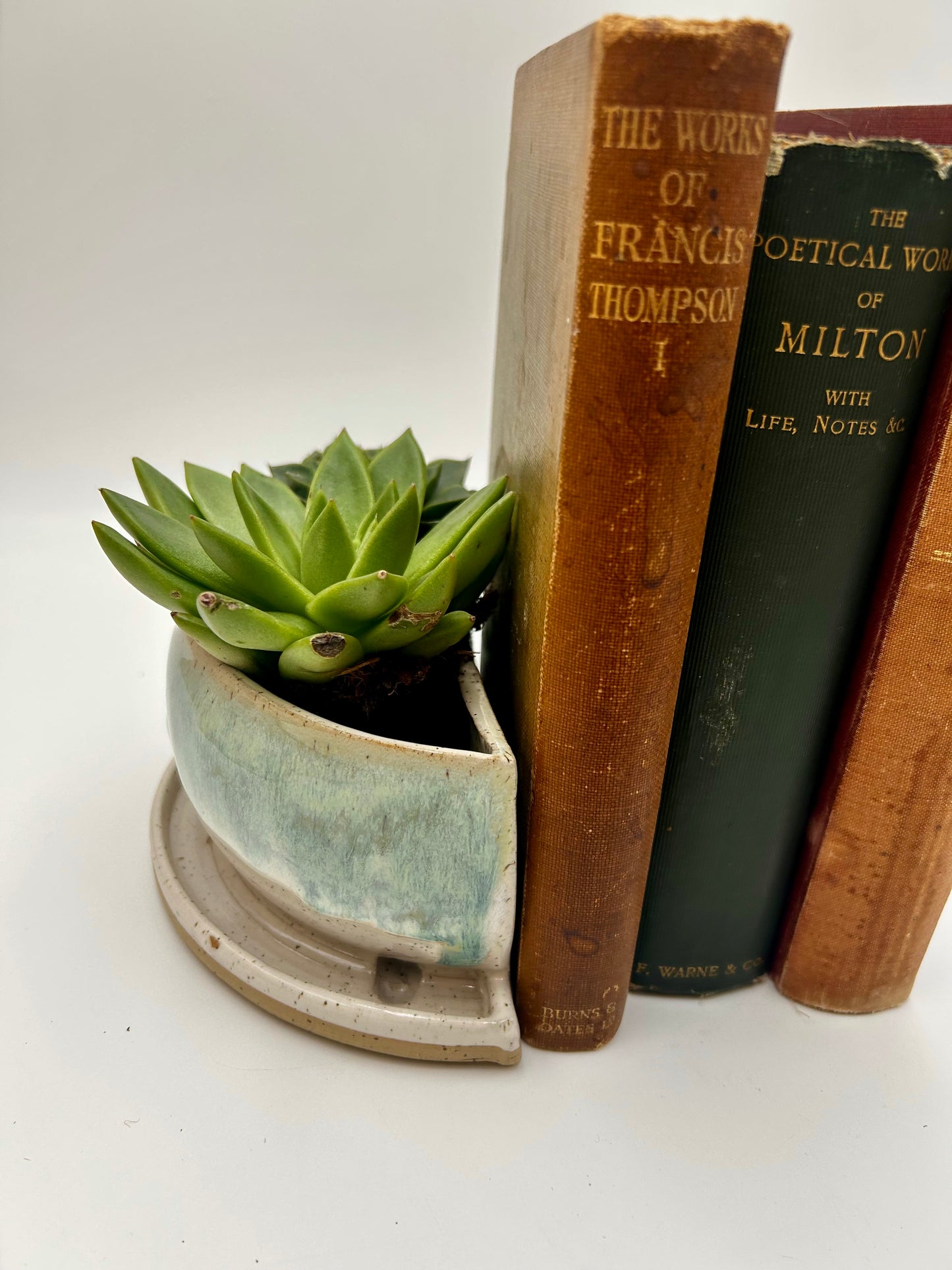 Bookend / Windowsill Planter - Green Tea
