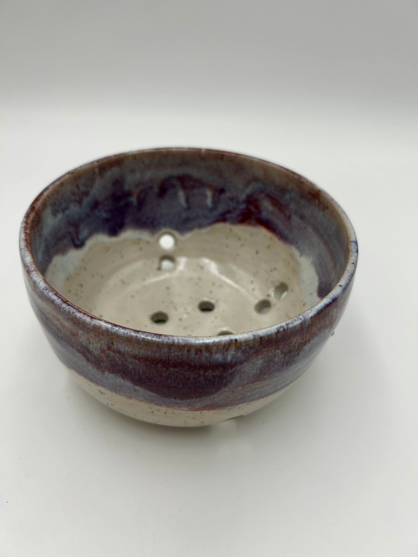 Berry Bowl – Rustic Colander & Fruit Strainer - Merlot