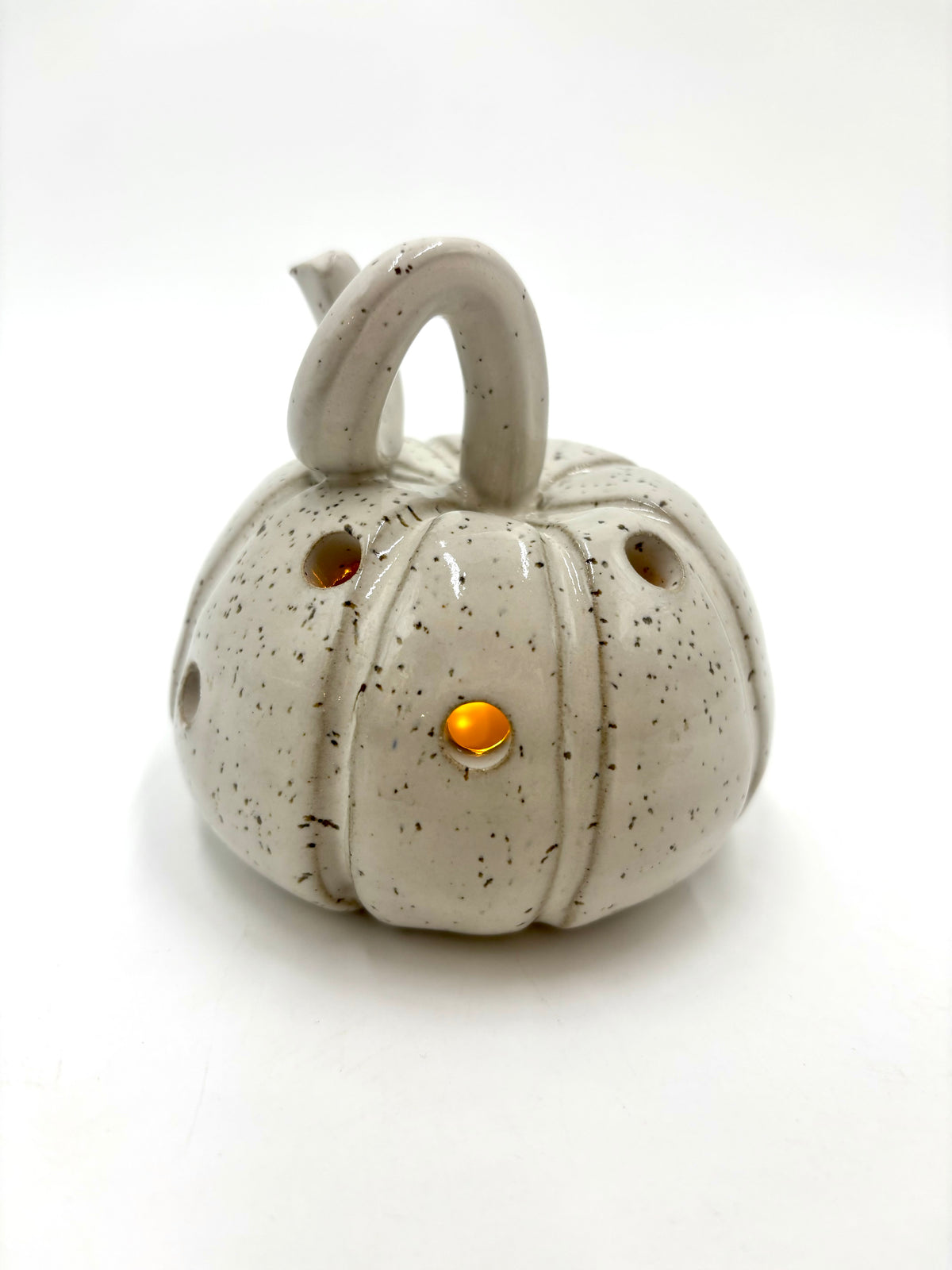 Pumpkin Luminary - White - Small
