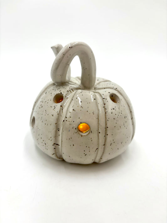 Pumpkin Luminary - White - Small