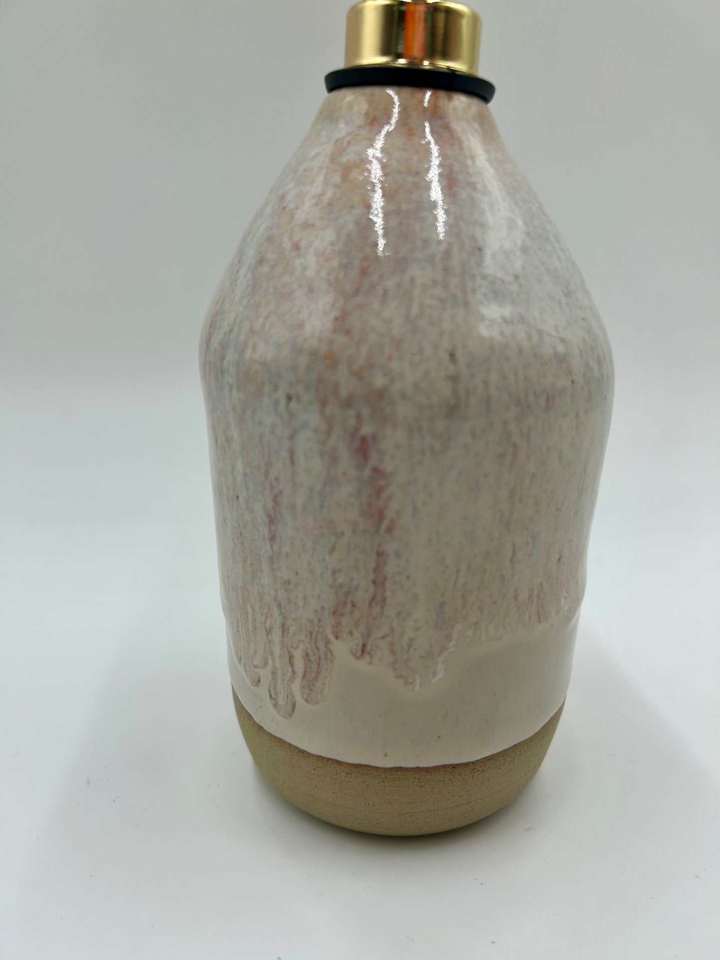 Olive Oil Pourer - Pink Speckle