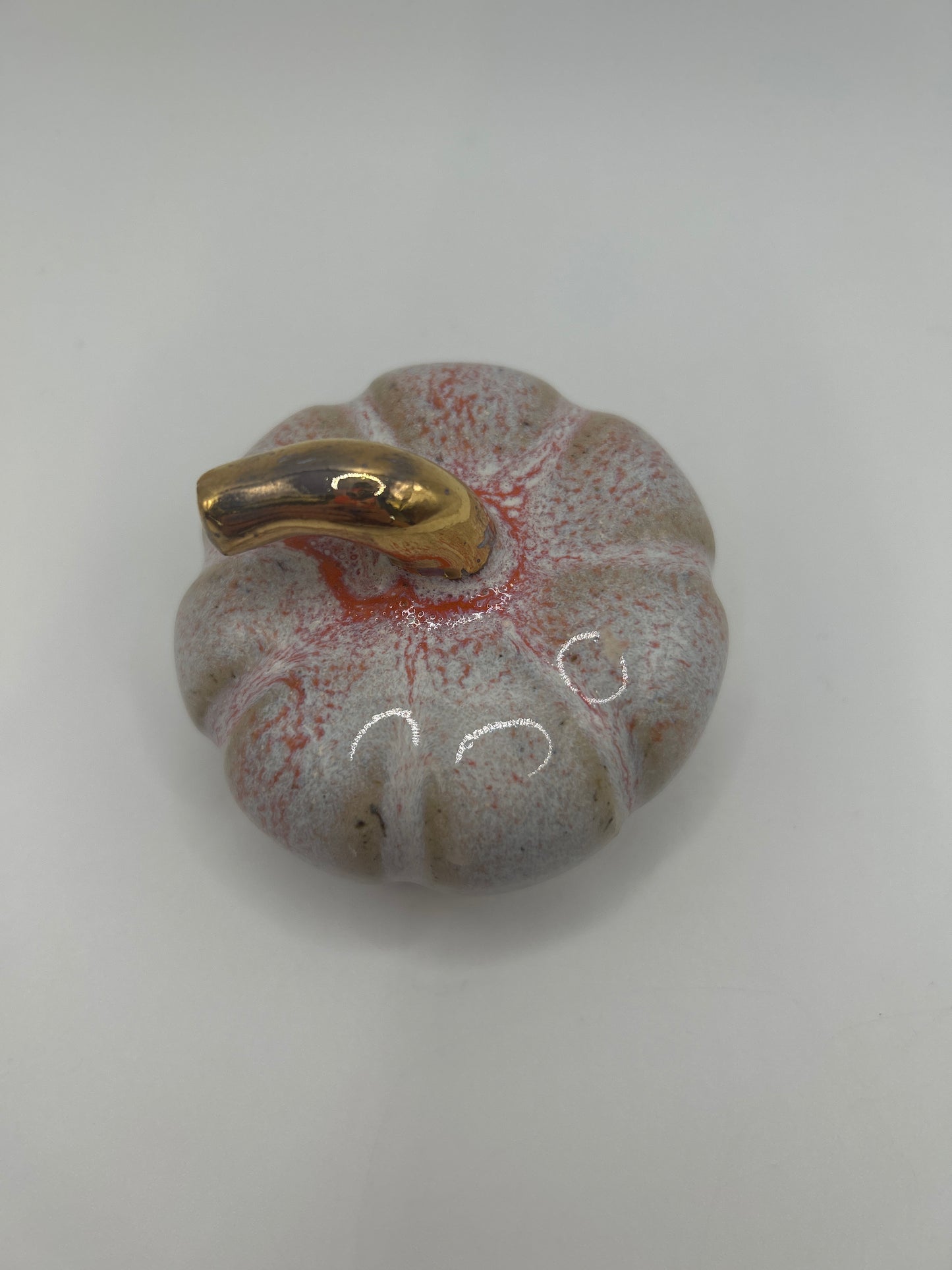 Pumpkin #27 - Small Orange and Gold Flow