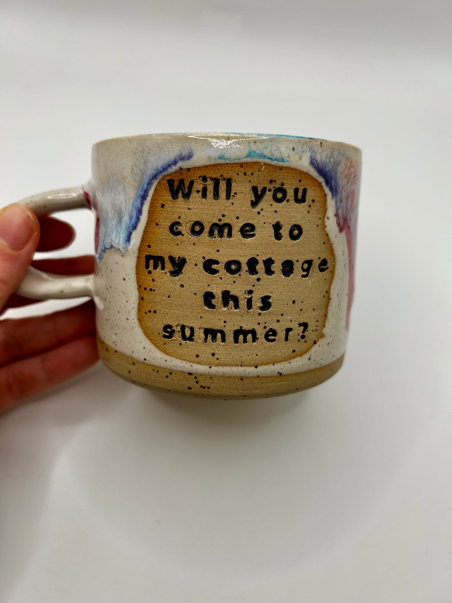Custom Quote Mug - Made to Order - Reactive Glaze