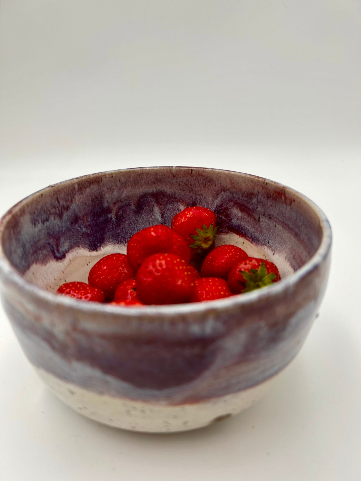 Berry Bowl – Rustic Colander & Fruit Strainer - Merlot