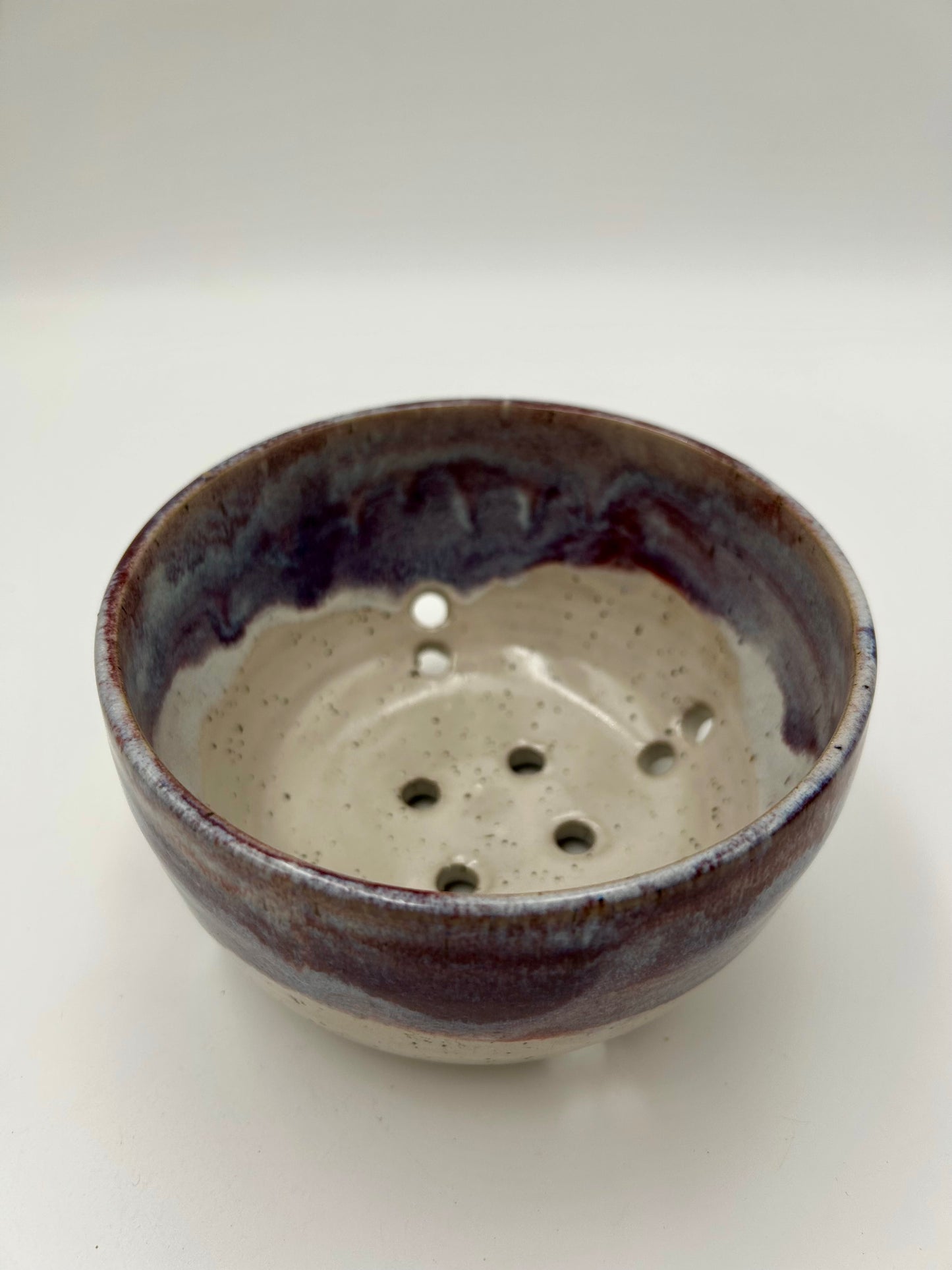 Berry Bowl – Rustic Colander & Fruit Strainer - Merlot