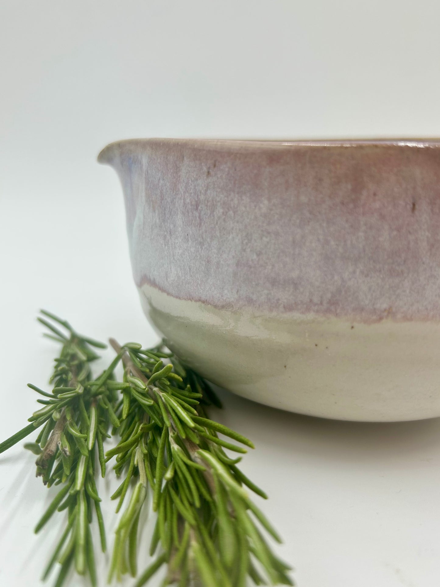 Prep + Marinade Bowl with Herb Stripper, Garlic Grater - Lavender