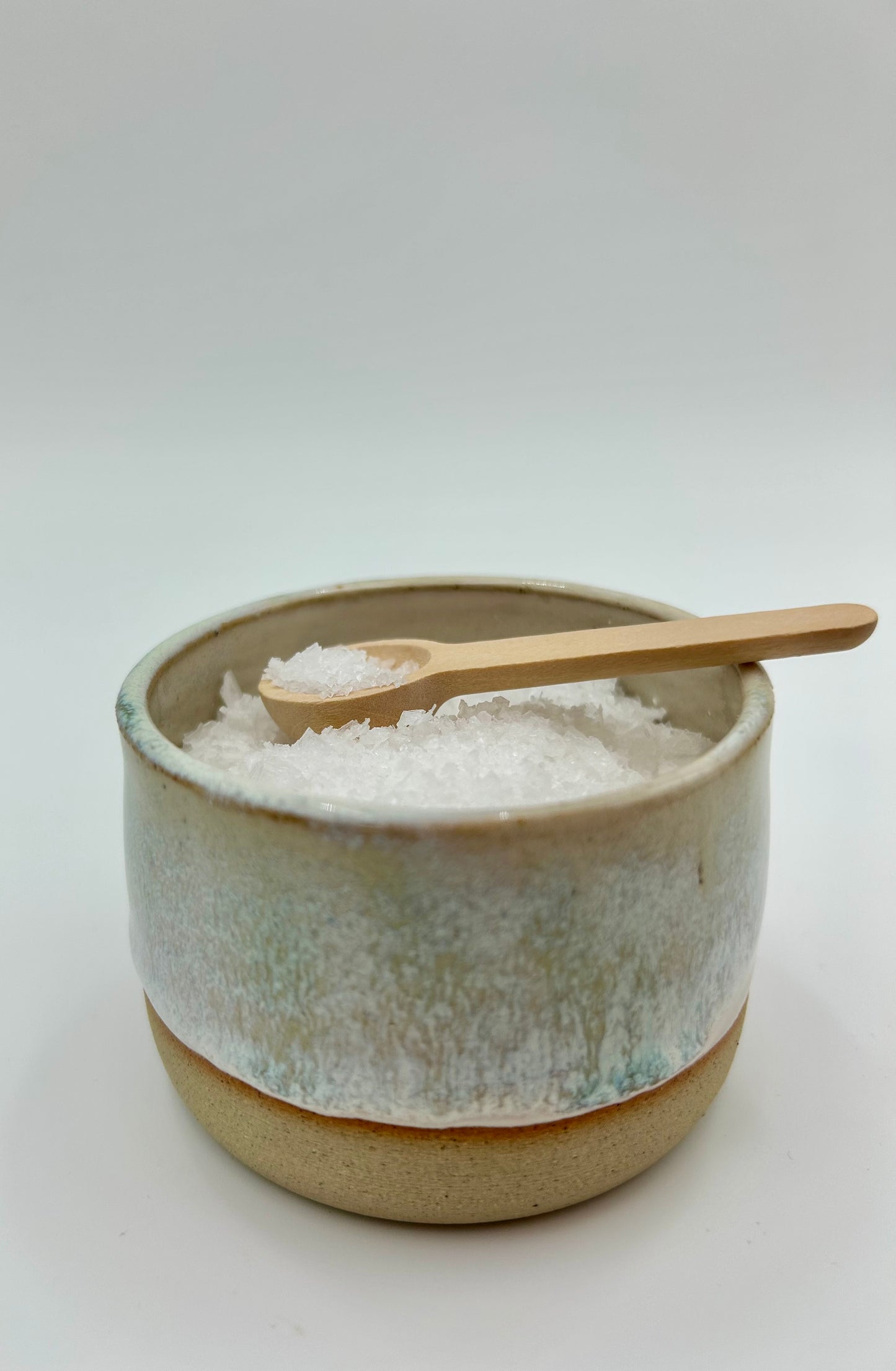 Salt Pot Gift Set - Pot, Salt & Spoon