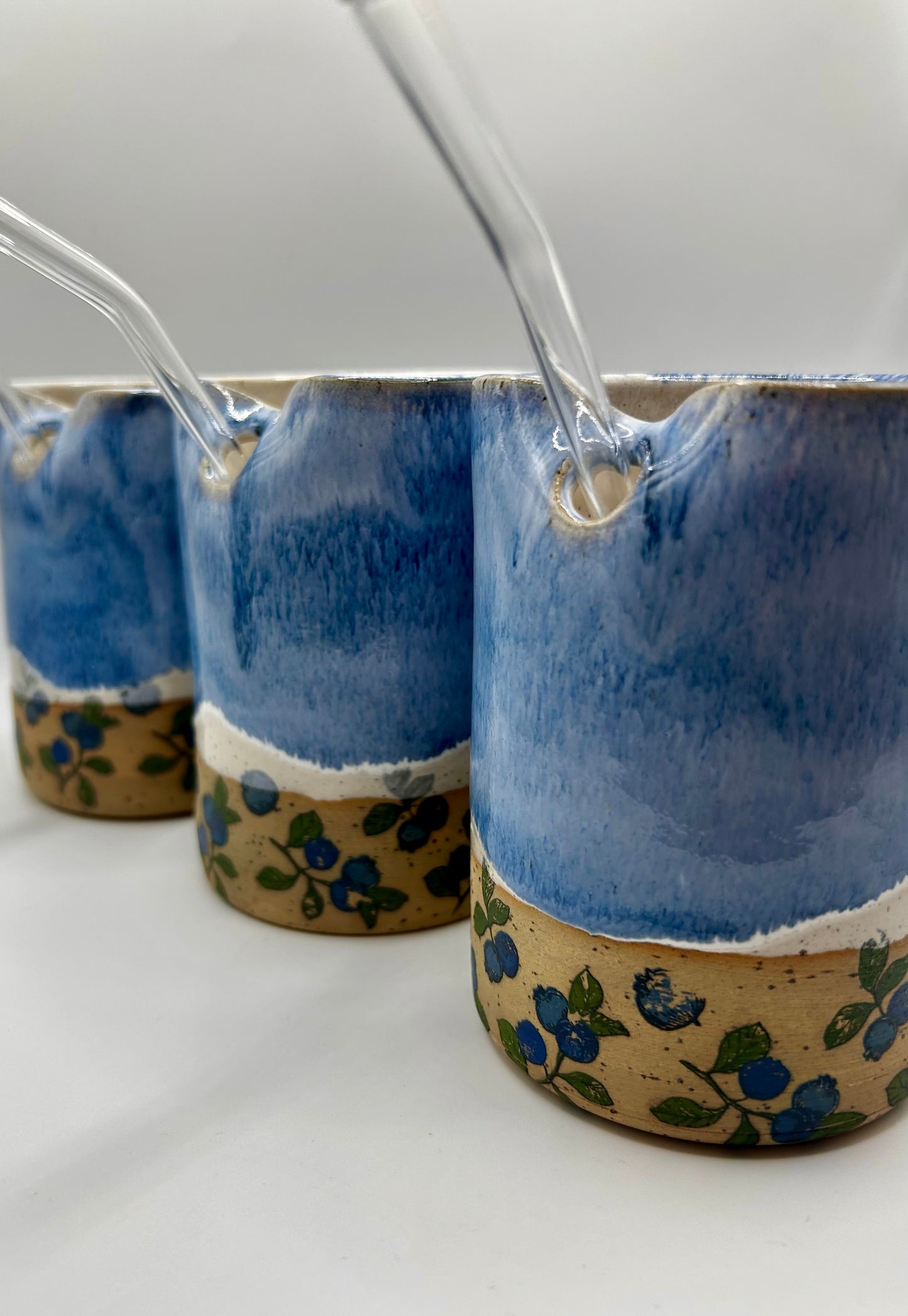 Fruity Straw Cup - Blueberries