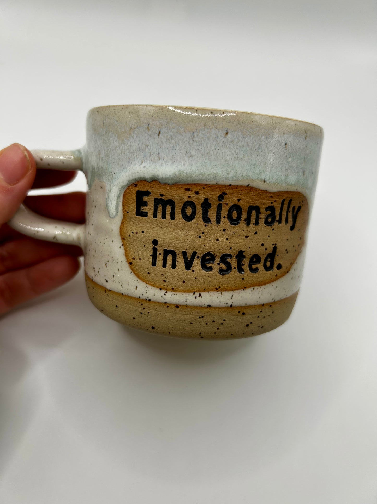 Custom Quote Mug - Made to Order - Reactive Glaze