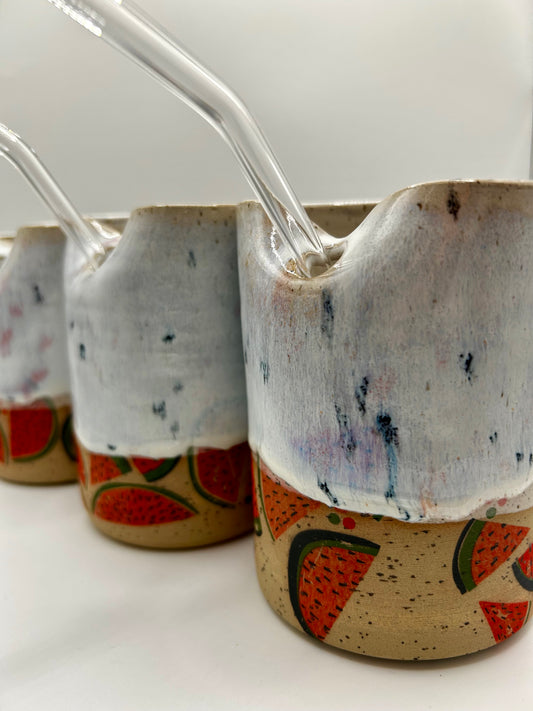 Fruity Straw Cup - Watermelon