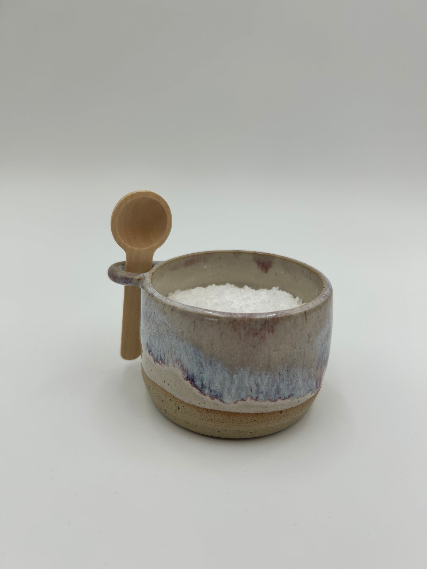 Salt Pot - with spoon slot - Various Colours