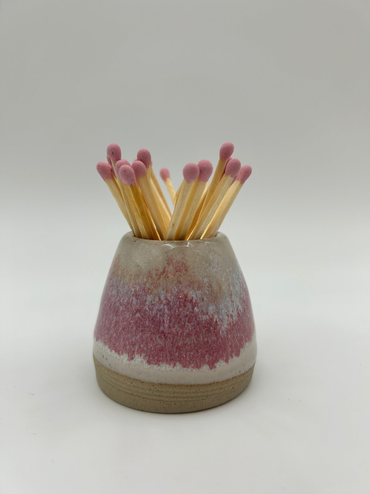 Matchstick Holder with Strike Pad - Various Colours