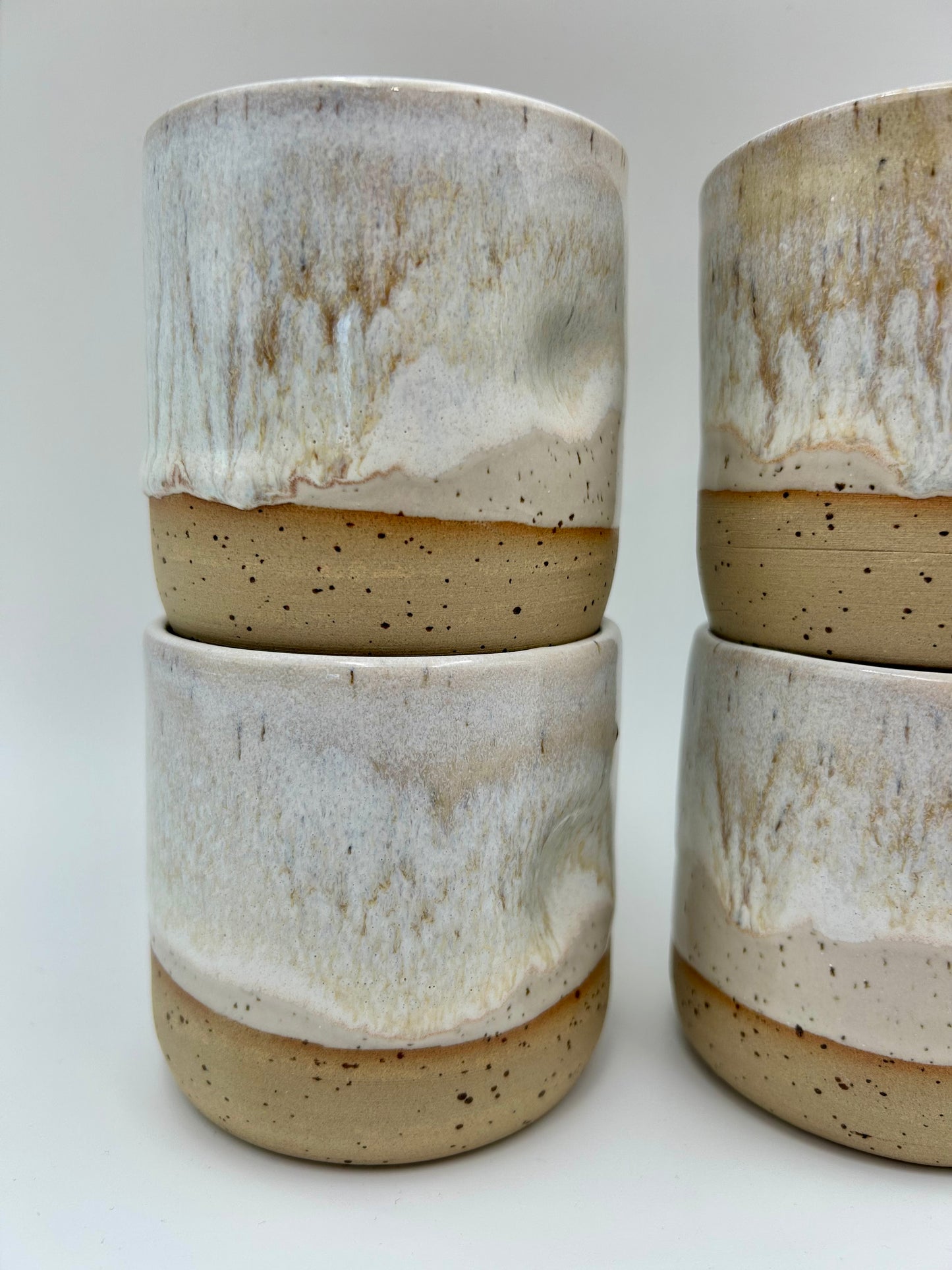 Thumb Tumbler - Reactive Glaze - Various Colours