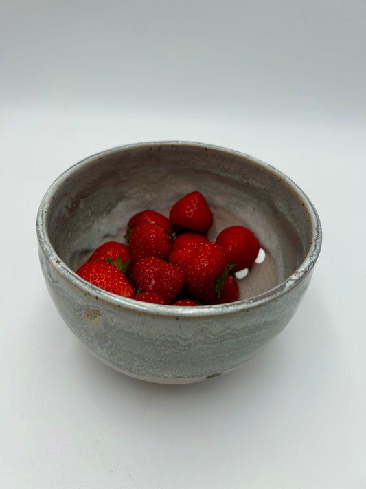 Berry Bowl – Rustic Colander & Fruit Strainer - Sage