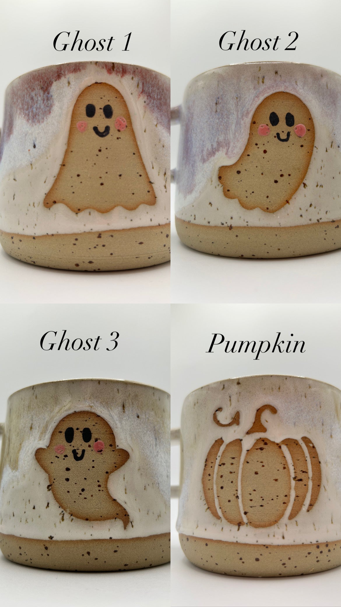 Ghost & Pumpkin Mugs - Custom Pre Order