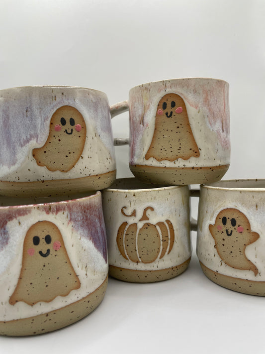 Ghost & Pumpkin Mugs - Custom Pre Order